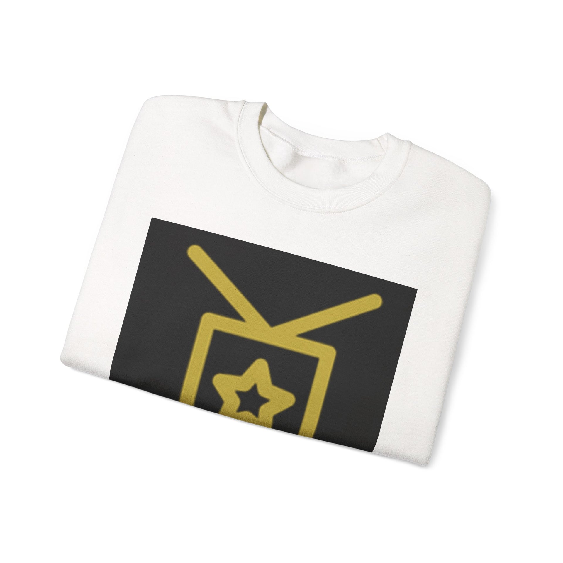 Trendy Unisex Crewneck Sweatshirt with Star Design